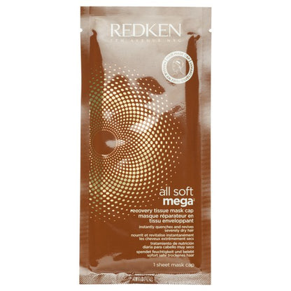 Redken All Soft Mega Recovery Tissue Mask Cap 1 Sheet Mask Cap